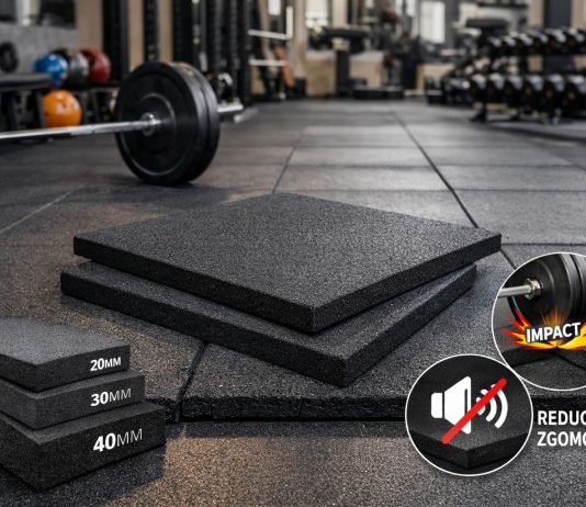 Pavele din cauciuc plane pentru fitness